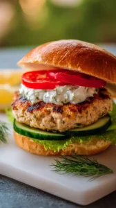 Greek Turkey Burgers