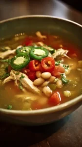 Green Chile Chicken Soup