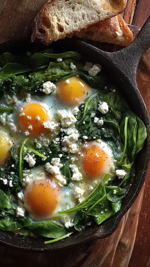 Green Shakshuka with Spinach