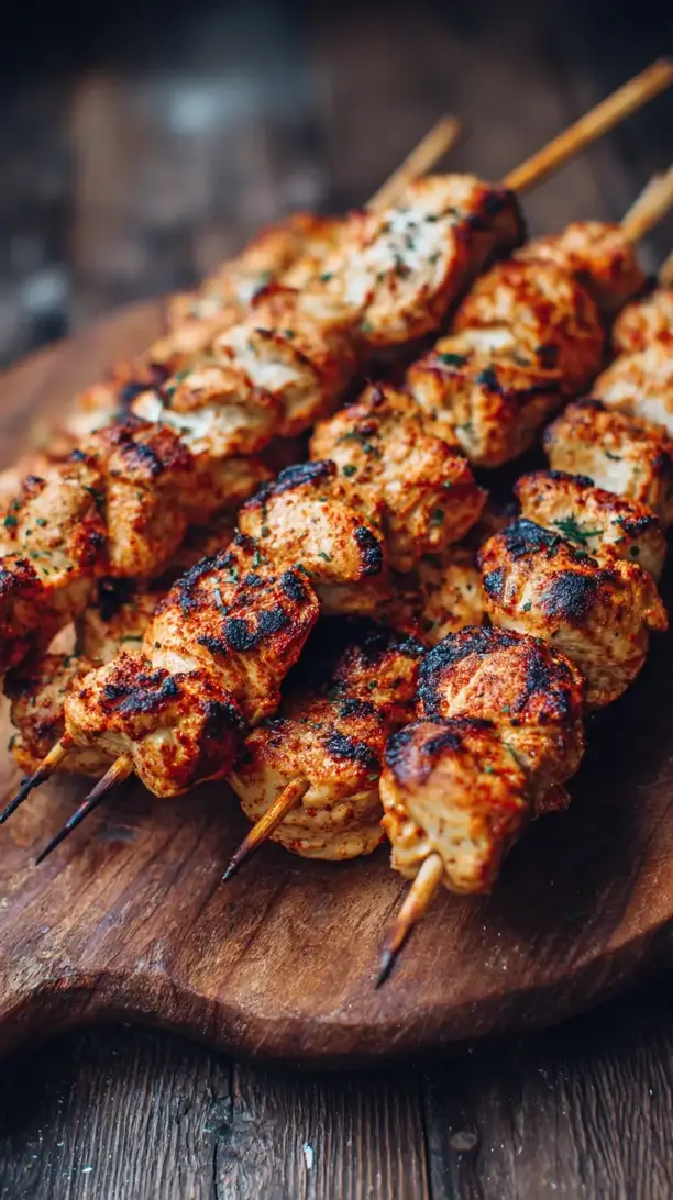 Grilled Chicken Skewers