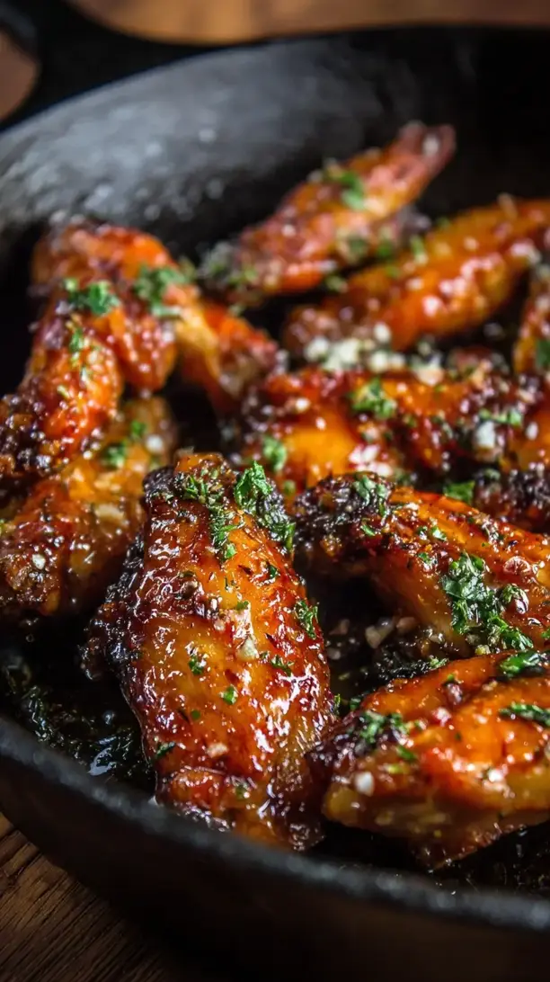 Honey Garlic Chicken Wings
