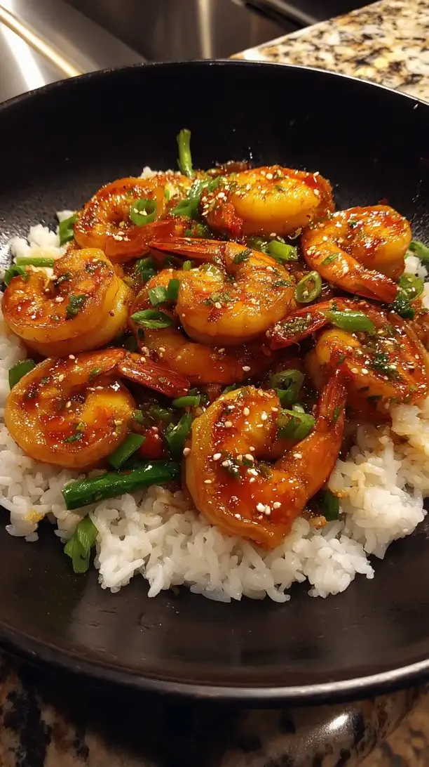 Honey Garlic Shrimp Stir Fry