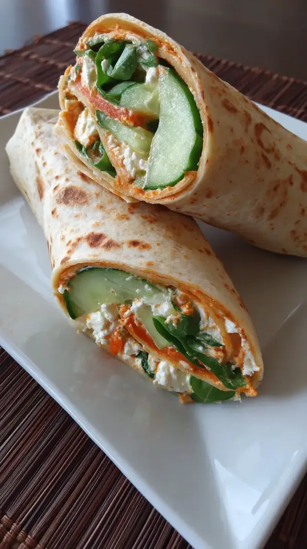 Hummus Veggie Wraps