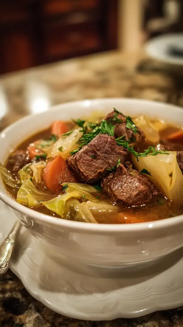 Irish Beef and Cabbage Stew