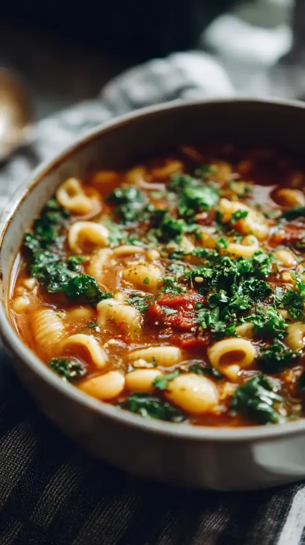 Italian Bean and Pasta Soup