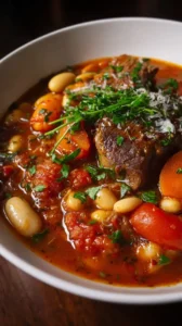 Italian Beef And Bean Stew