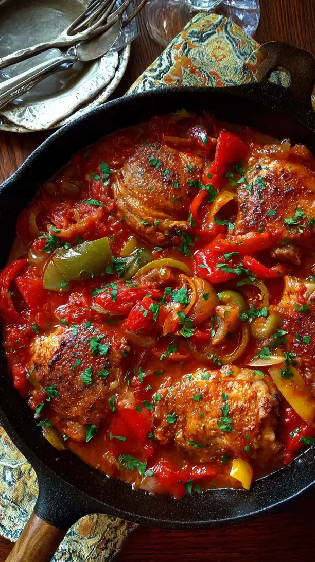 Italian Chicken and Pepper Stew