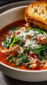 Italian Sausage And Spinach Soup