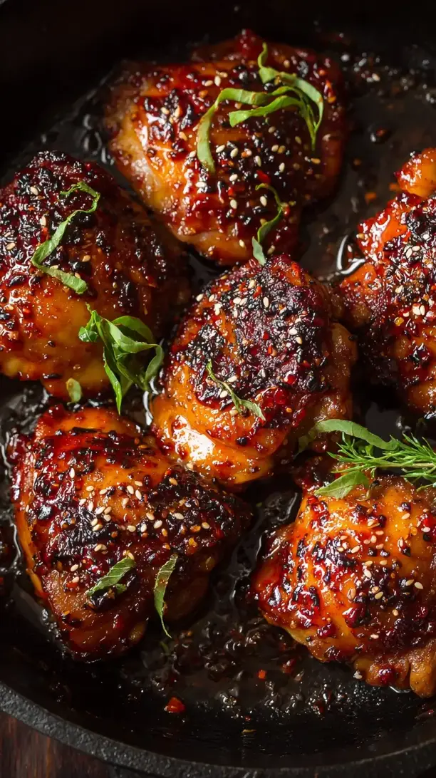 Korean BBQ Chicken Thighs