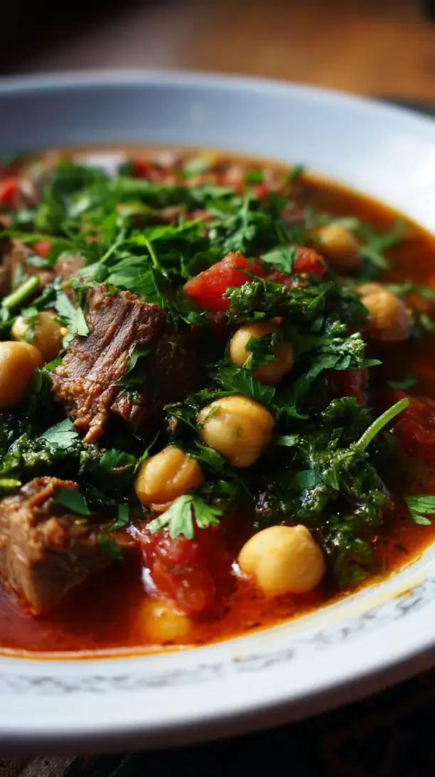 Lamb and Chickpea Stew