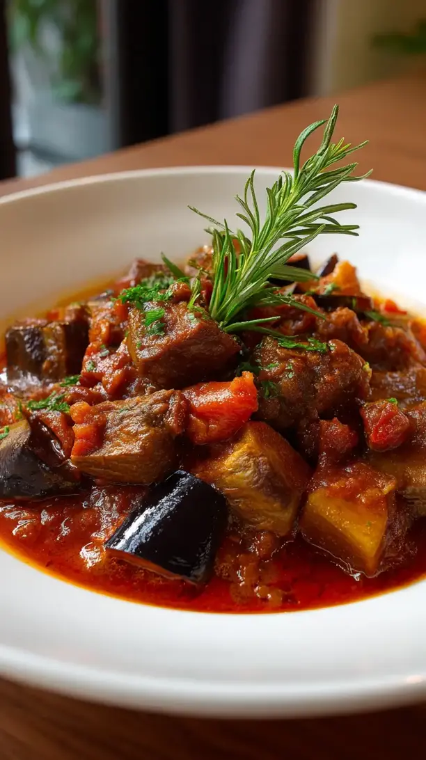 Lamb and Eggplant Stew