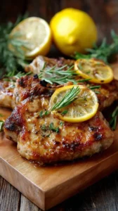 Lemon Garlic Pork Chops