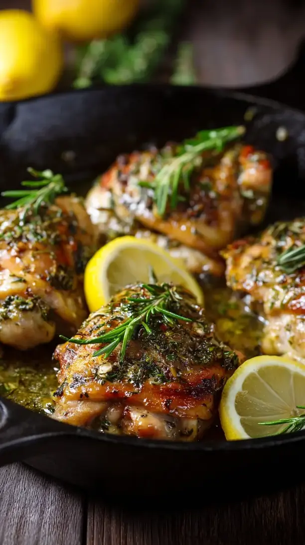 Lemon Herb Chicken Thighs