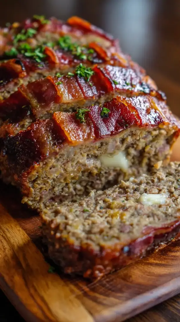 Loaded Bacon Meatloaf