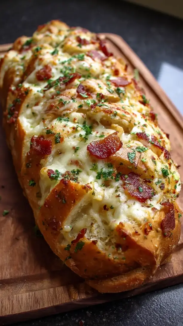Loaded Cheesy Bread