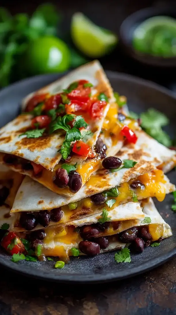 Loaded Veggie Quesadillas