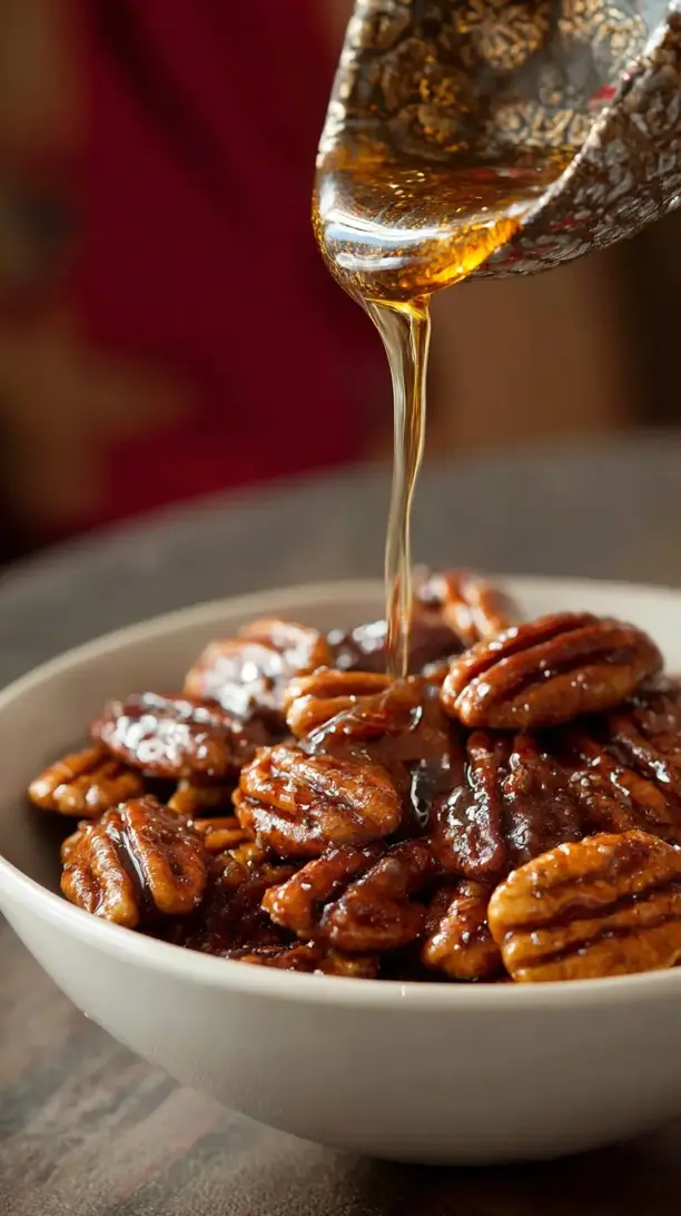 Maple Glazed Pecans