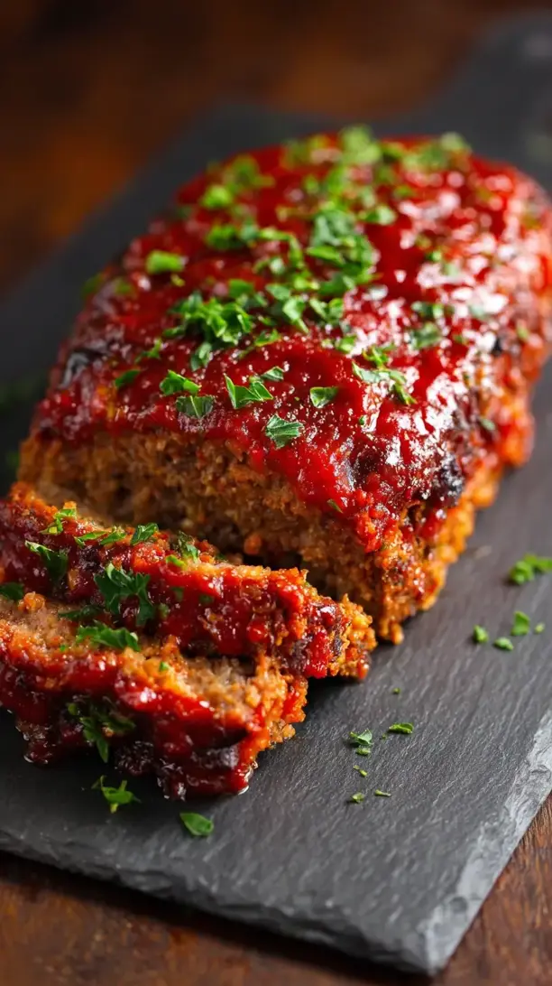 Marinara Glazed Meatloaf