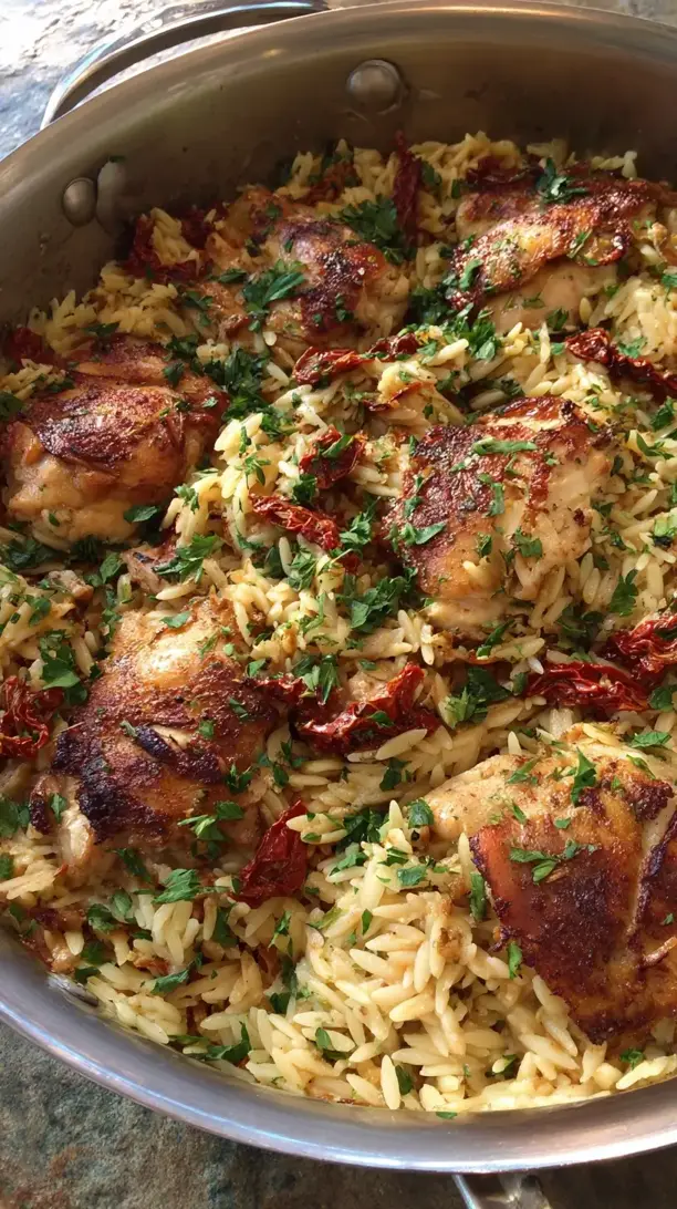 Marry Me Chicken Orzo