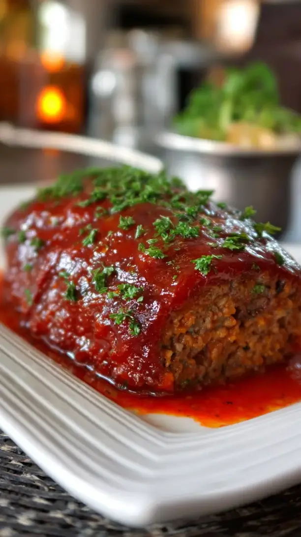 Meatloaf with Tomato Gravy