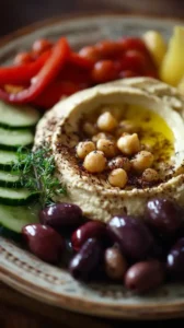 Mediterranean Hummus Plate