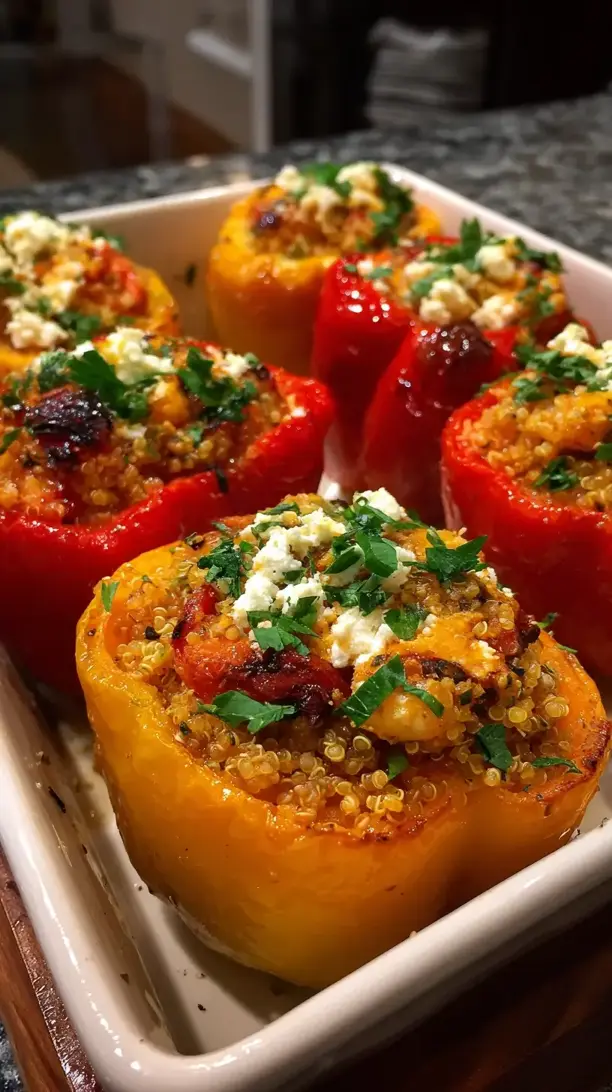 Mediterranean Stuffed Peppers