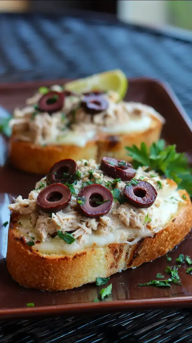 Mediterranean Tuna Melts