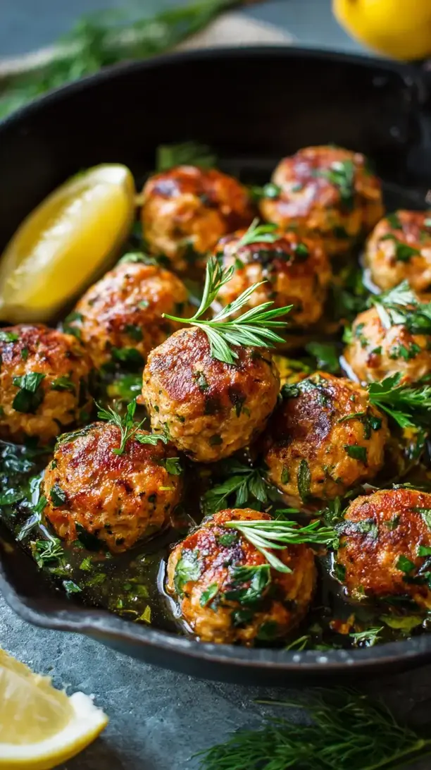 Mediterranean Turkey Meatballs