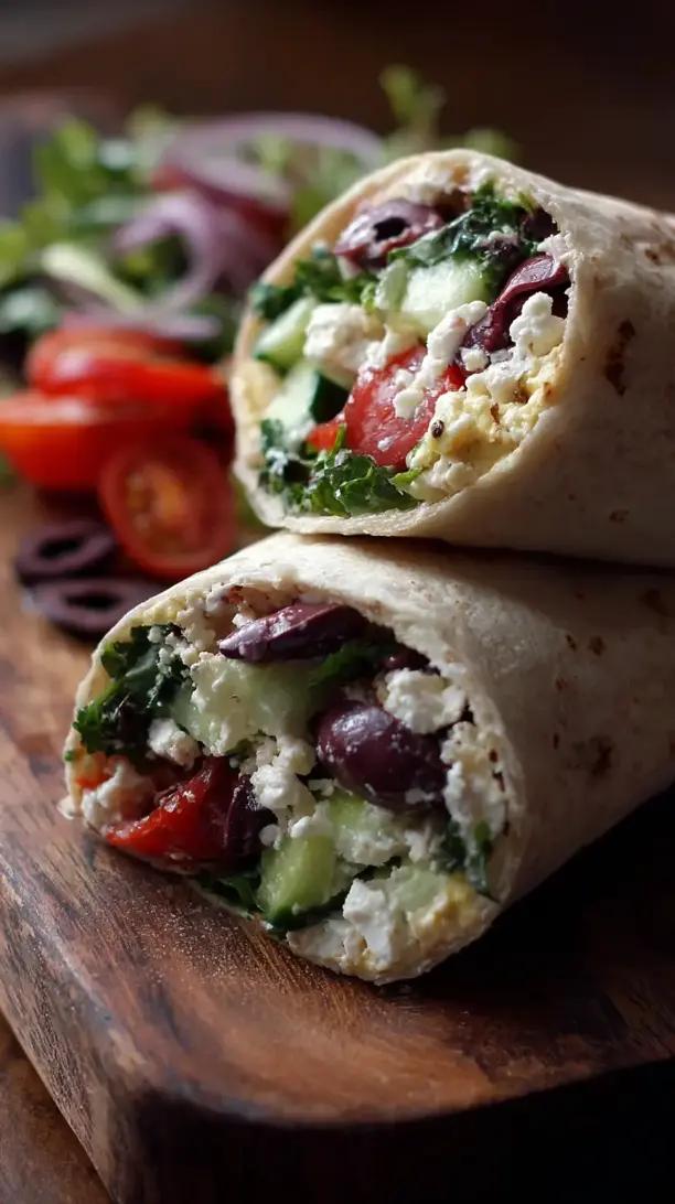 Mediterranean Veggie Wrap