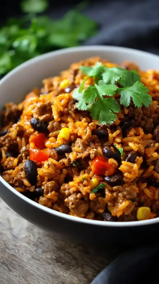 Mexican Beef and Rice Stew