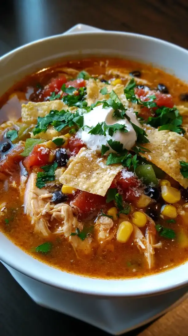 Mexican Chicken Tortilla Chowder