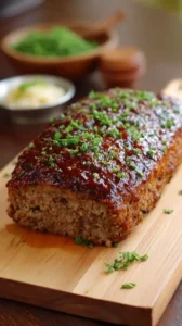 Miso Glazed Meatloaf