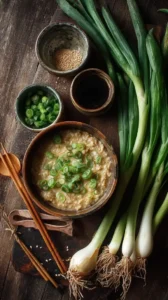 Miso Scallion Oatmeal