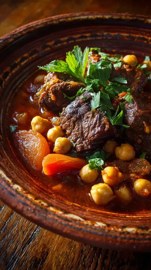 Moroccan Beef and Vegetable Stew