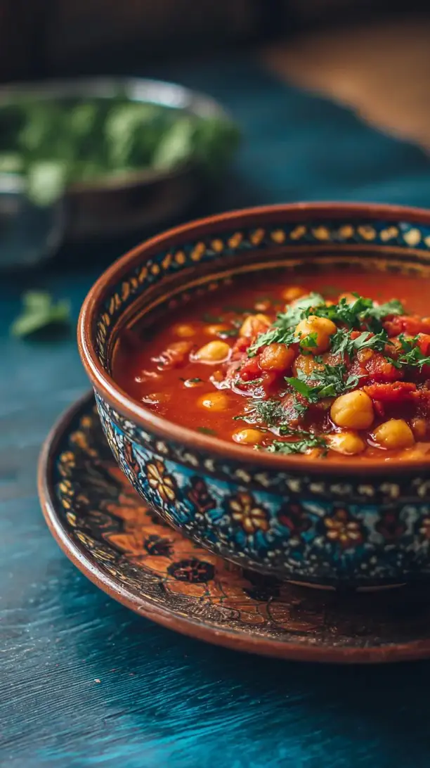 Moroccan Chickpea Soup