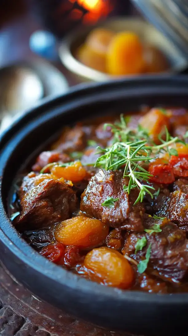 Moroccan Lamb and Apricot Stew