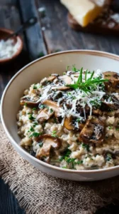 Mushroom And Herb Oatmeal