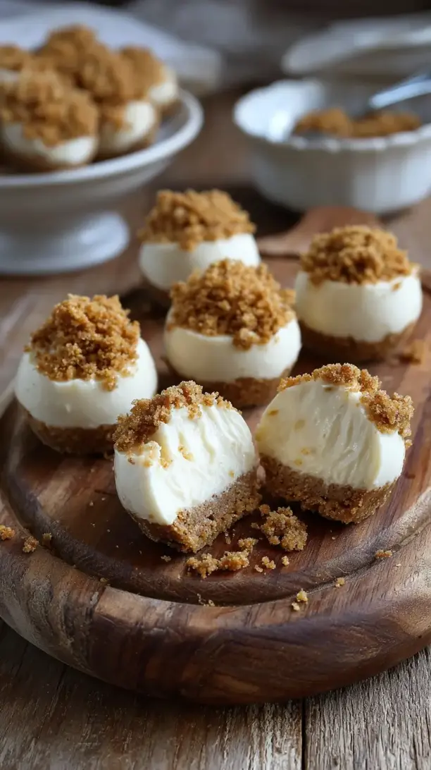 No Bake Cheesecake Bites