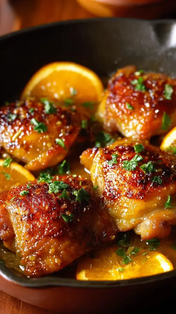 Orange Chicken Thighs