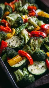 Oven Roasted Veggie Sheet Pan Meal