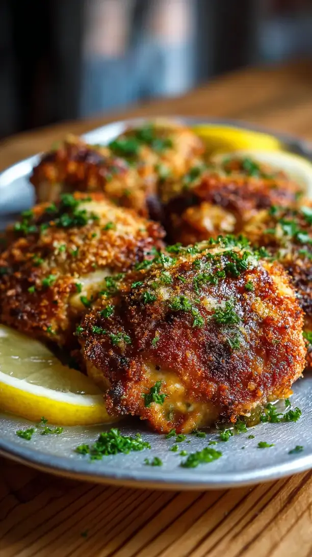 Parmesan Crusted Chicken Thighs