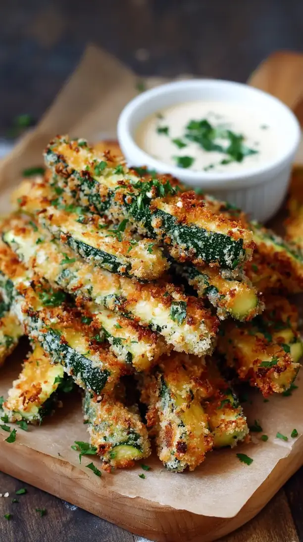 Parmesan Zucchini Fries