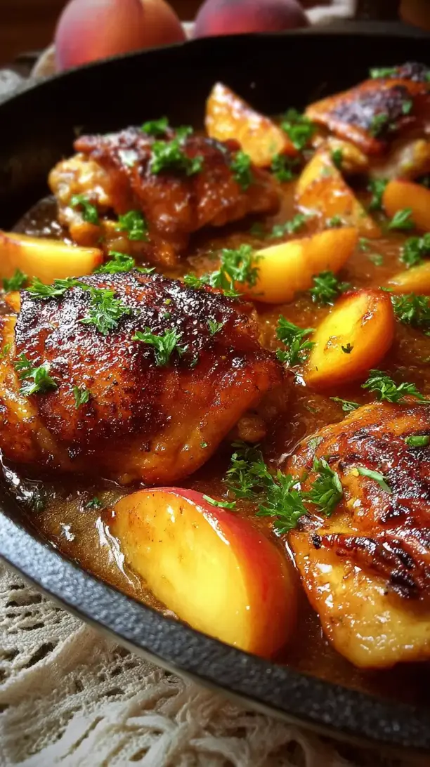 Peach Glazed Chicken