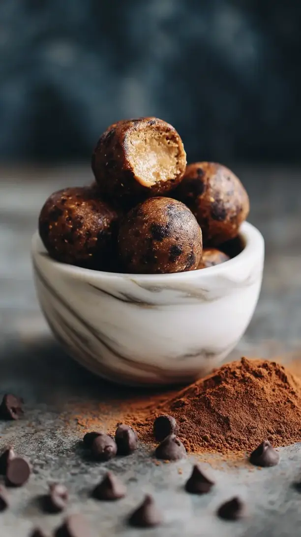 Peanut Butter Cup Energy Balls