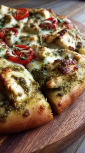 Pesto Chicken Pizza