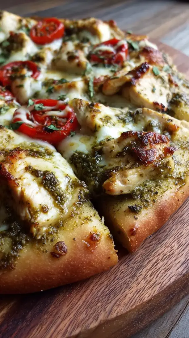 Pesto Chicken Pizza