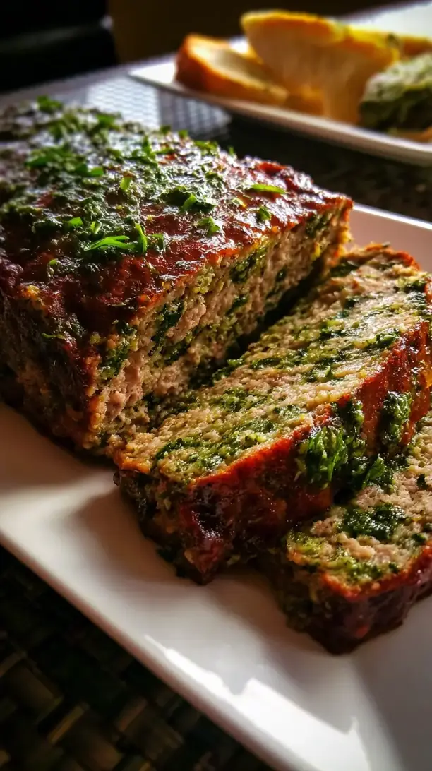 Pesto Meatloaf