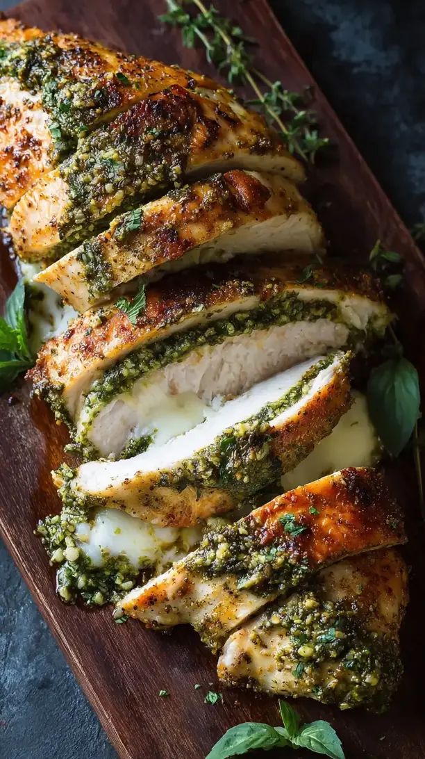 Pesto Mozzarella Chicken