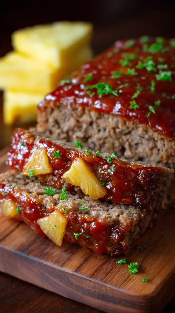 Pineapple Glazed Meatloaf