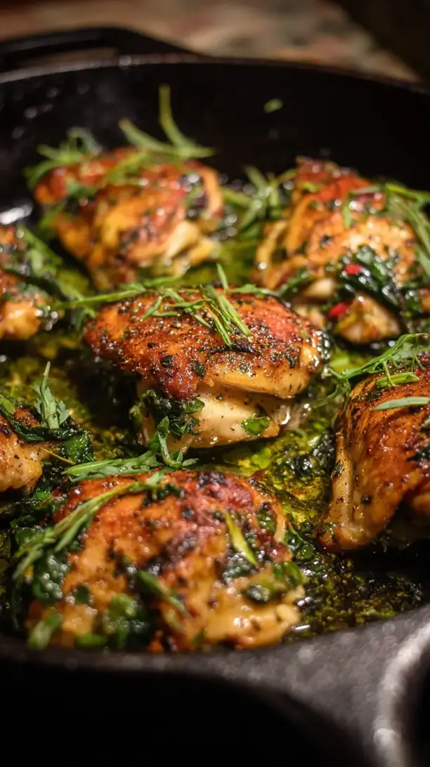 Poblano Chicken Thighs